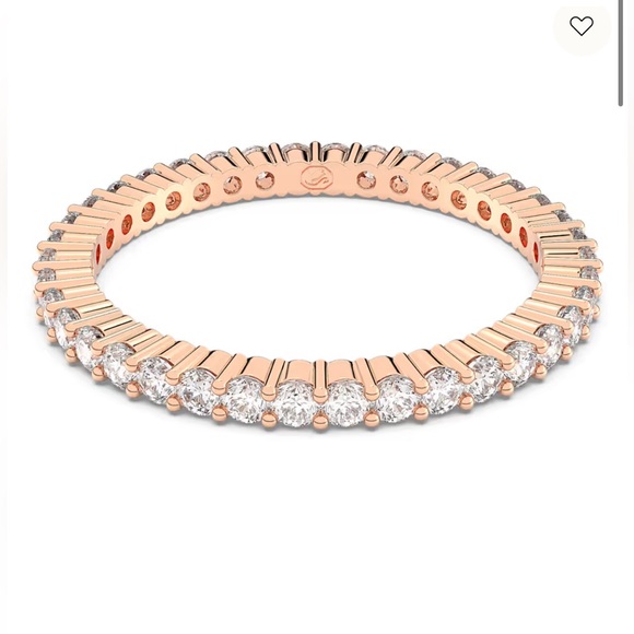 Swarovski Vittore Ring Eternity Band Size 5 - Picture 2 of 7